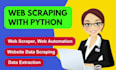do python web scraping, web scraper, website data scraping