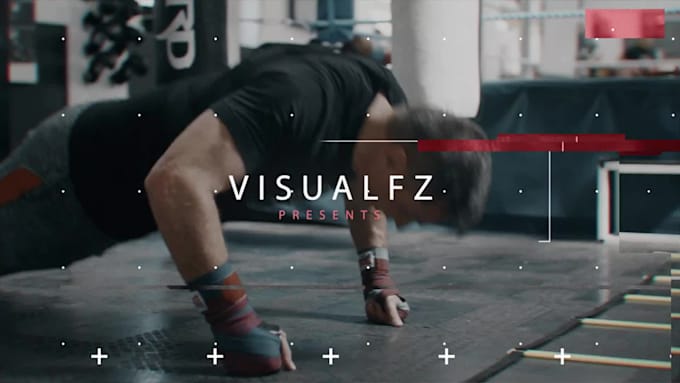 I will create this glitch cinematic trailer teaser video