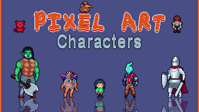 Pixel art characters, Pixel art design, Pixel art tutorial