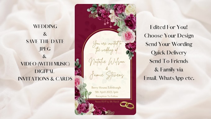 design your wedding and save the date invitations