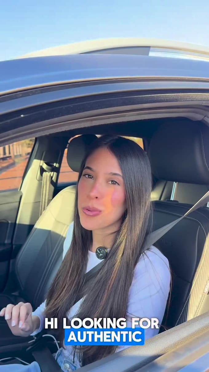 create high converting ugc video ads in a car