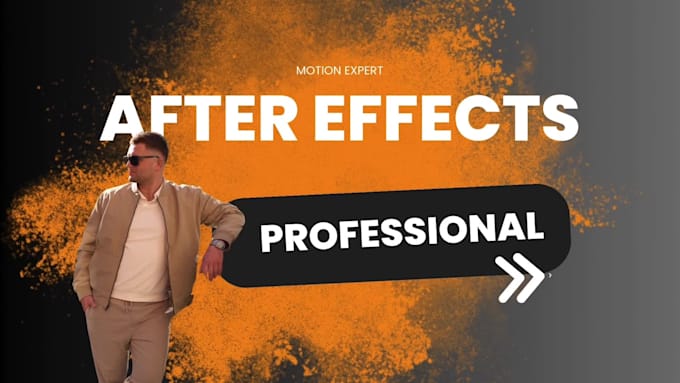 edit any after effects template or make a custom animation