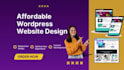 build professional and affordable wordpress website design or redesign