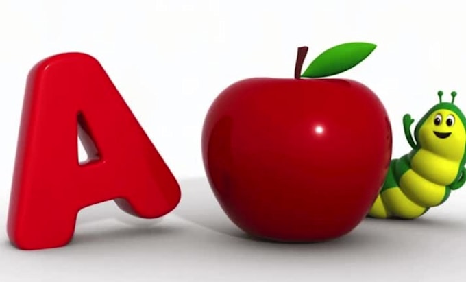 create colorful 2d animated nursery rhymes and kids learning videos