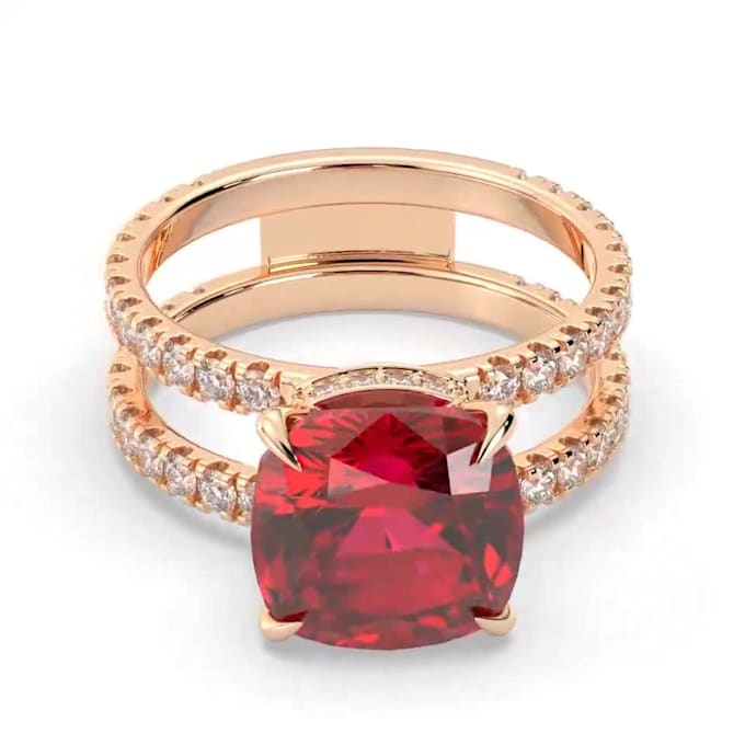 design luxury engagement ring cad for manufacturing