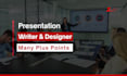 write content and design presentation