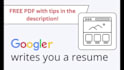 write you a tech resume, as a google software engineer