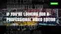 do professional quality video editing and motion graphics
