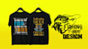 create fishing tshirt design for merch