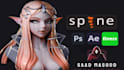 animate your 2d game character in spine pro