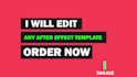 edit any after effect template