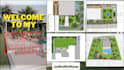 provide 2d drawing of site plan with landscape design service