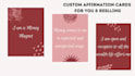 design custom affirmations cards