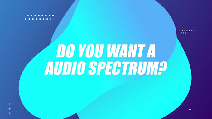 create a audio spectrum