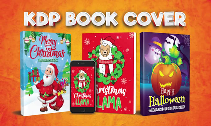Design kdp low content, christmas book cover for amazon kdp by ...