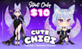 draw custom cute chibi character for pfp, oc, sticker or fanart in my style