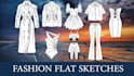 create professional flat sketches and full tech packs for your fashion brand