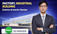 do 3d factory warehouse rendering and industrial modeling
