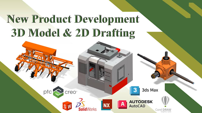 develop concepts with 3d modeling and 2d drafting