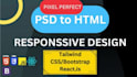 convert figma file into HTML with a fine and unique design