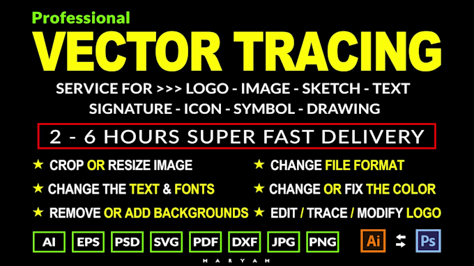 vectorize, edit, retrace, redraw, recreate, convert, logo image to vector