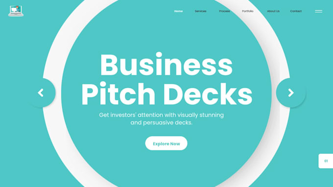 design powerpoint pitch deck presentation for your business