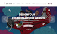 design children author website, children book website, book author website