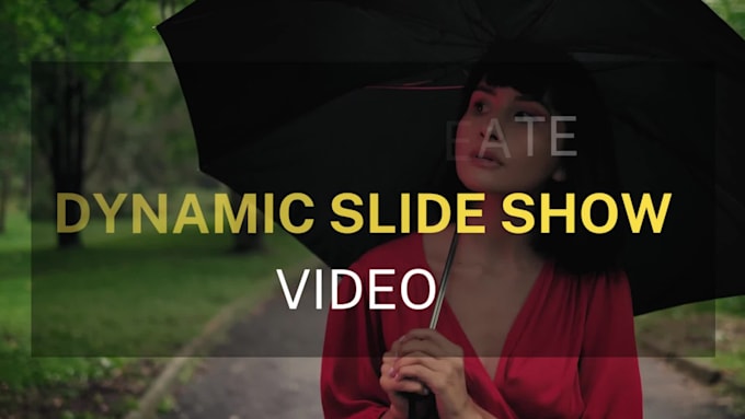 create a dynamic photo slideshow video