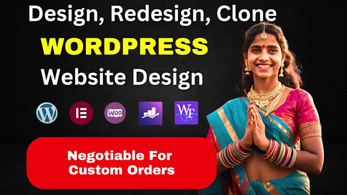 design redesign elementor pro divi wordpress website developer