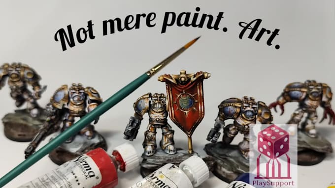 paint warhammer, 40k, aos and dnd miniatures for you