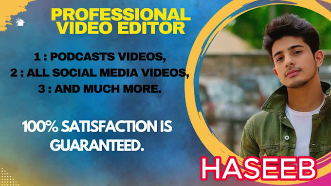 do video editing for podcast, zoom videos, interviews and webinars