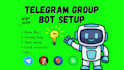 setup telegram bots for your group professionally