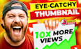 create clickbait eye catchy youtube thumbnail in super fast
