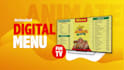 design animated menu video for TV or led