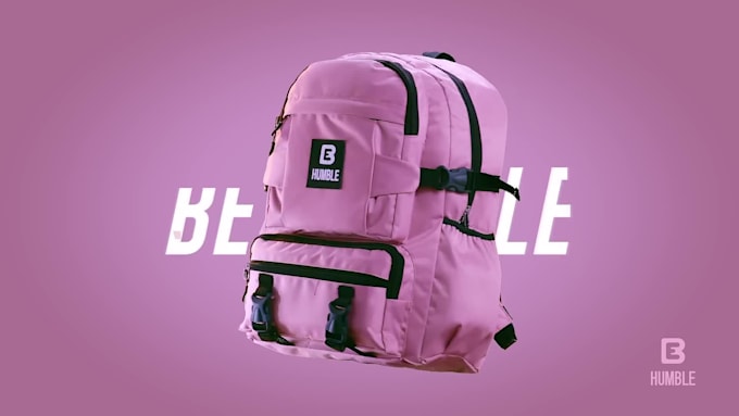 do 3d cgi bag animation, 3d backpack model, 3d bag product design, 3d rendering