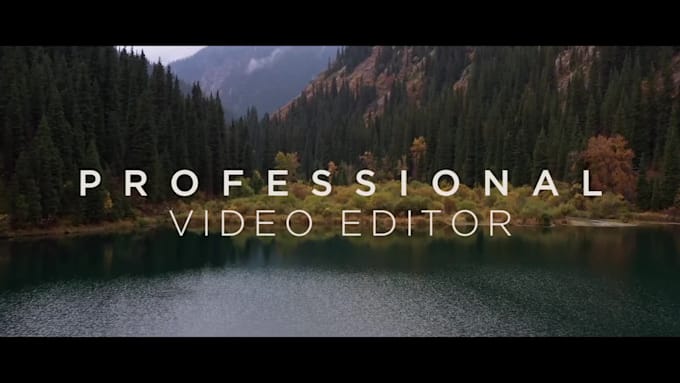 do professional video editing for youtube in short time