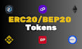 launch and deploy erc20 token, bep20 token, matic token