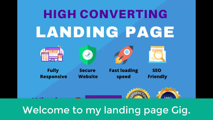 build high converting landing page or coming soon page in 24 hours