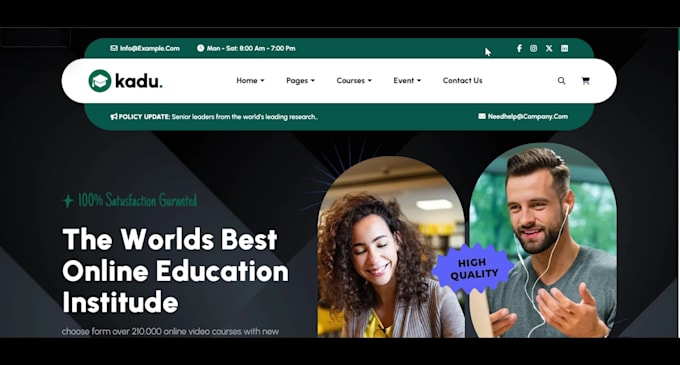 create elearning lms website using tutor lms pro
