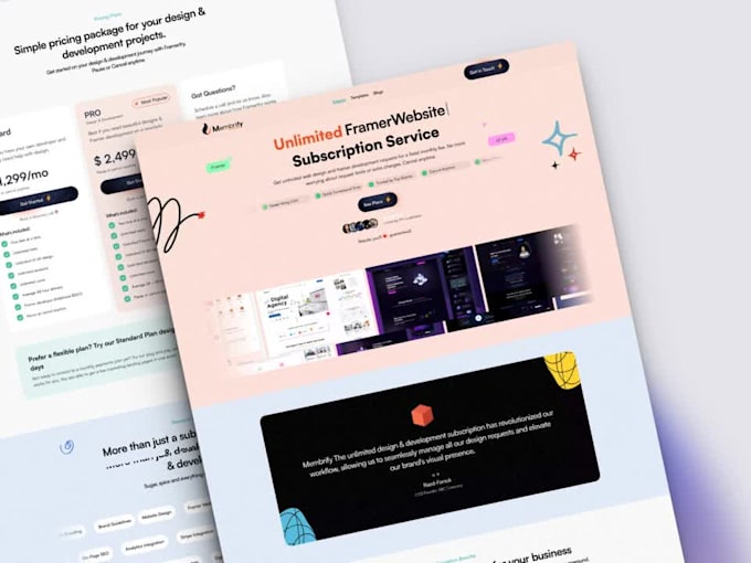 build premium framer website, framer cms, framer developer