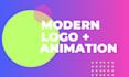 design a premium minimalist logo and professional animation