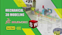 do mechanical 3d models, 2d technical drawings in solidworks