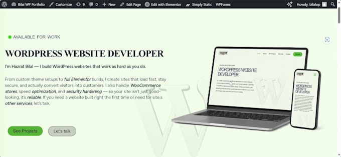 build basic website small business website, fully functional