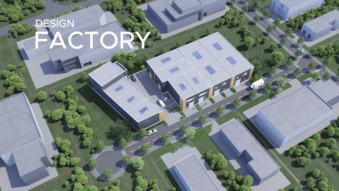 Create 3d renderings for factories and warehouses by Thanh_enscape | Fiverr