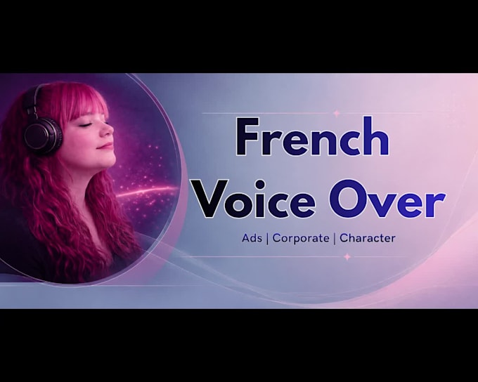do a french voice over