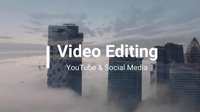 professionally do youtube video editing