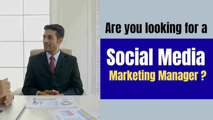 be your social media marketing manager and content creator