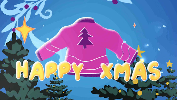 make holiday christmas intro video