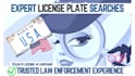 conduct background checks plus license plate expert verified pi