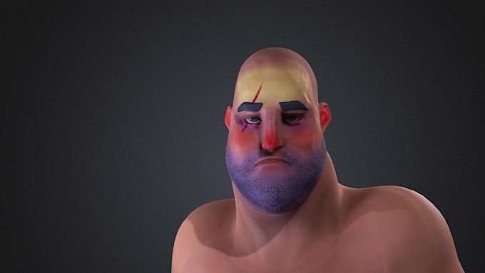 create stylized 3d character for you